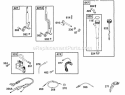 Controls Oil Fill Elect Diagram and Parts List for 176452-0049-01  Briggs and Stratton Engine